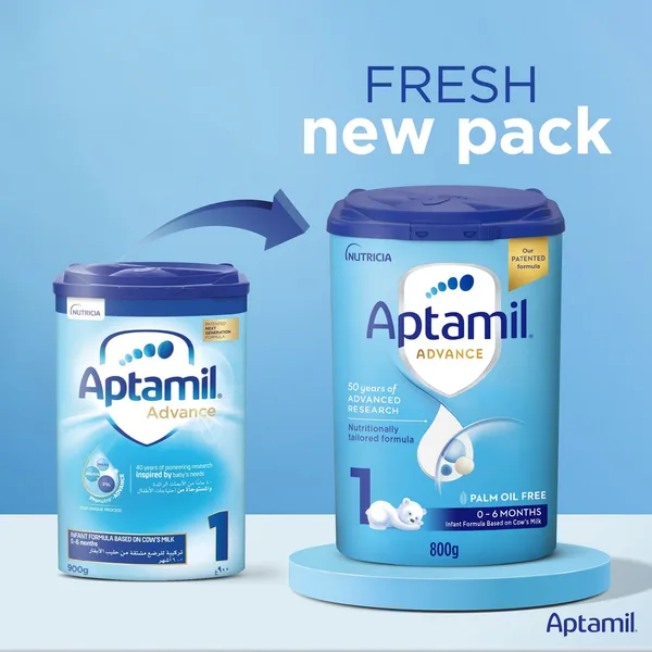 Aptamil Advance Stage 1 Infant Formula From 0-6 Months 800 g (3)