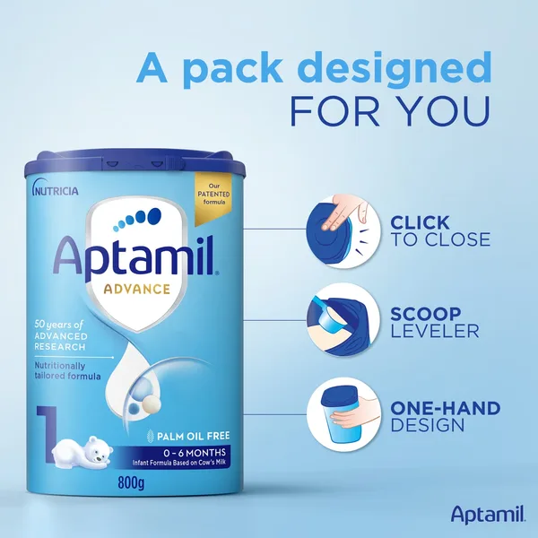Aptamil Advance Stage 1 Infant Formula From 0-6 Months 800 g (7)