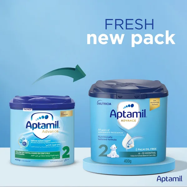 Aptamil Advance Stage 2 Follow On Formula From 6-12 Months 400 g (4)