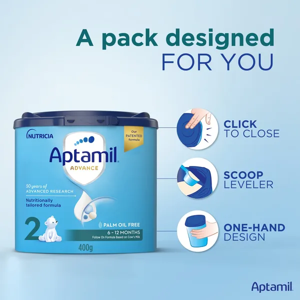 Aptamil Advance Stage 2 Follow On Formula From 6-12 Months 400 g (8)