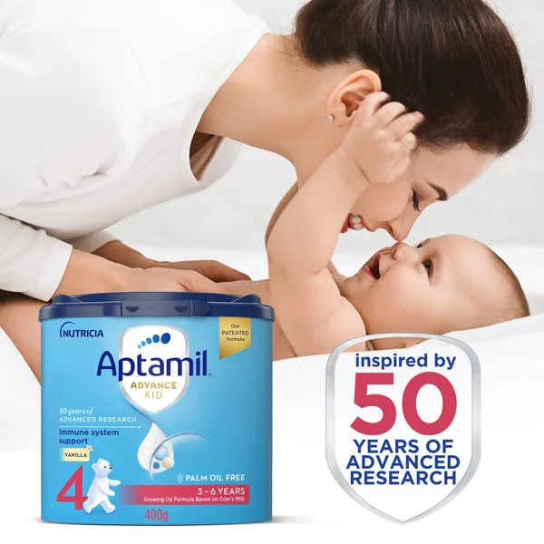 Aptamil Advance Kid Stage 4 Growing Up Formula Vanilla Flavour From 3-6 Years 400 g (6)