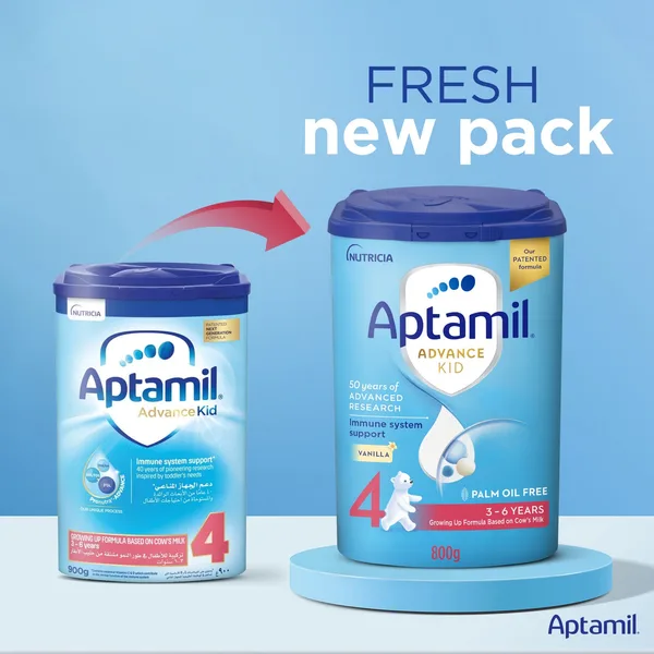 Aptamil Advance Kid Stage 4 Growing Up Formula Vanilla Flavour From 3-6 Years 800 g (3)