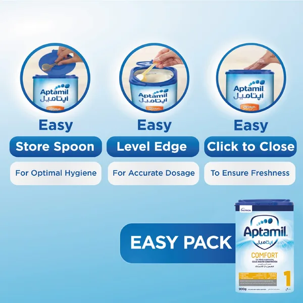 Aptamil Comfort Stage 1 Infant Formula Based From 0-6 Months 800 g (2)
