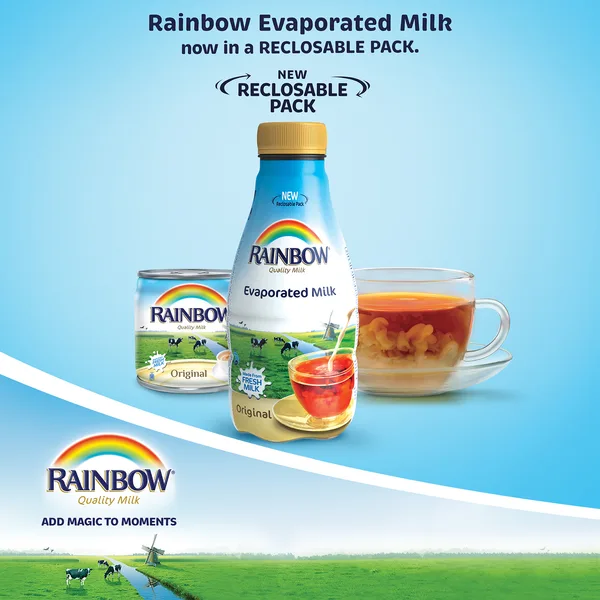 Rainbow Evaporated Milk 133 ml (3)