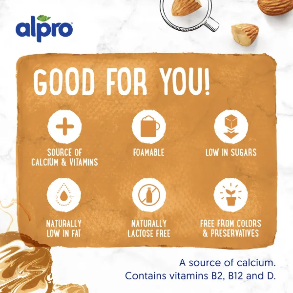 Alpro Almond Drink Barista for Professionals 1 Litre (4)