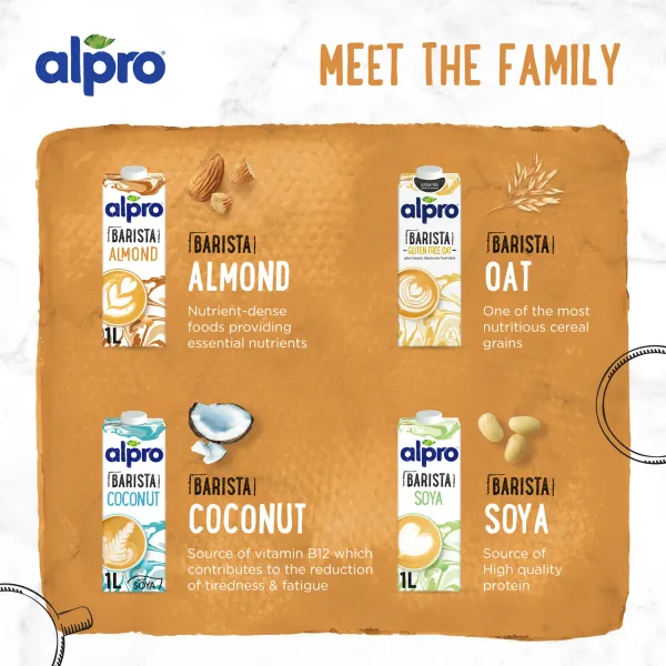 Alpro Almond Drink Barista for Professionals 1 Litre (6)