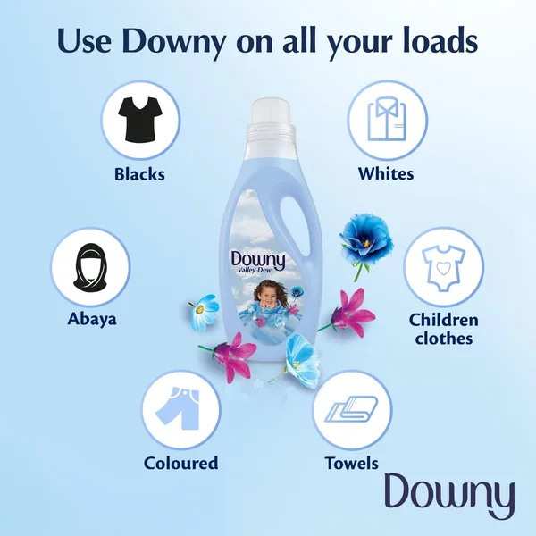 Downy Regular Fabric Softener Valley Dew 2 Litre (4)
