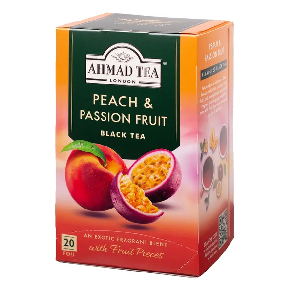 Ahmad Tea Peach & Passion Fruit Black Tea 20 Teabags (2)