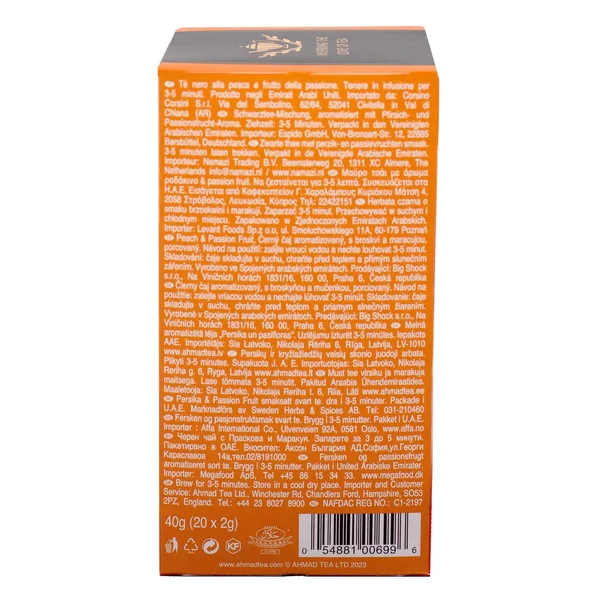 Ahmad Tea Peach & Passion Fruit Black Tea 20 Teabags (3)