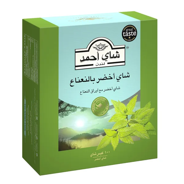 شاي احمد شاي اخضر بالنعناع 100فتلة 2جم (4)