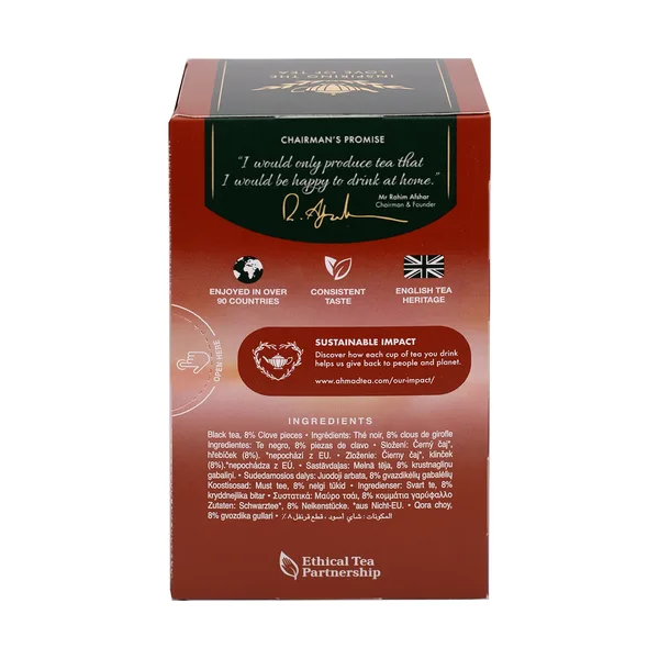 Ahmad Clove Tea Flavoured Black Tea 20 Teabags (3)