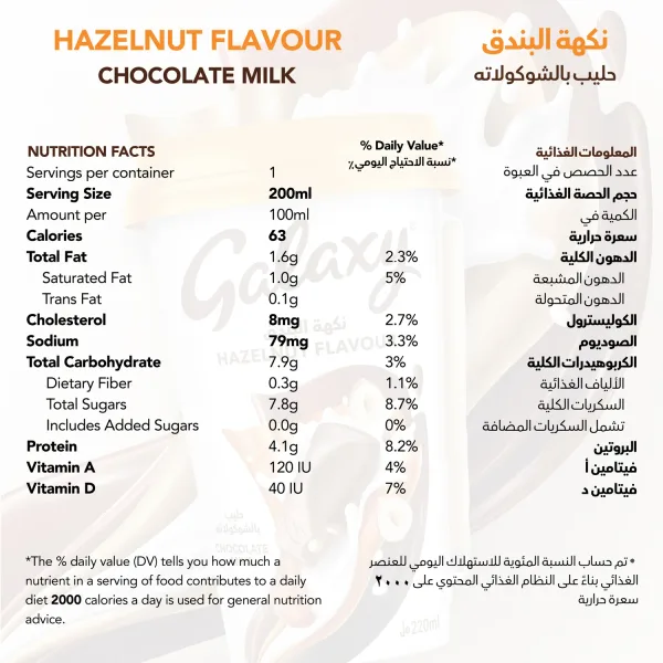 Galaxy Chocolate Milk Drink Hazelnut Flavour 220 ml (4)