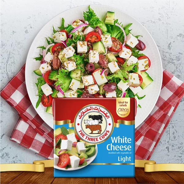 The Three Cows Light White Cheese 500 g (2)