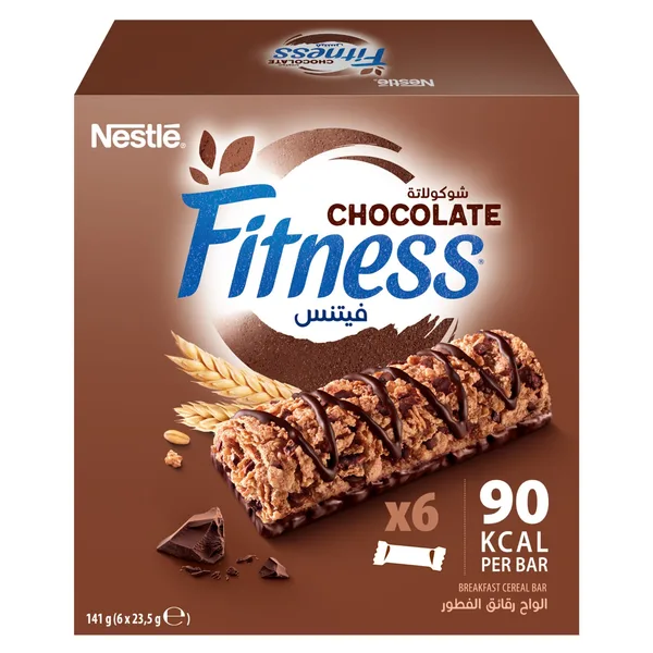Nestle Fitness Chocolate Cereal Bar 6 x 23.5 g (2)