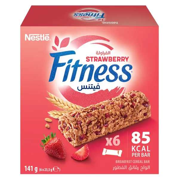فتنس بار فراولة نستلة 23-5 ×6 (3)