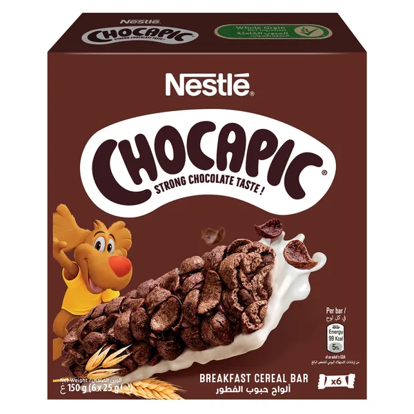 Nestle Chocapic Chocolate Breakfast Cereal Bar 6 x 25 g (8)