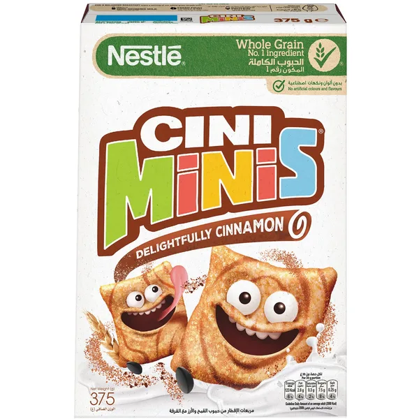 Nestle Cini Minis Cinnamon Breakfast Cereal 375 g (8)