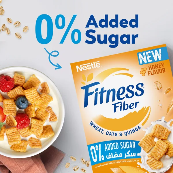 Nestle Fitness Fiber Honey Cereal No Added Sugar 310 g (2)