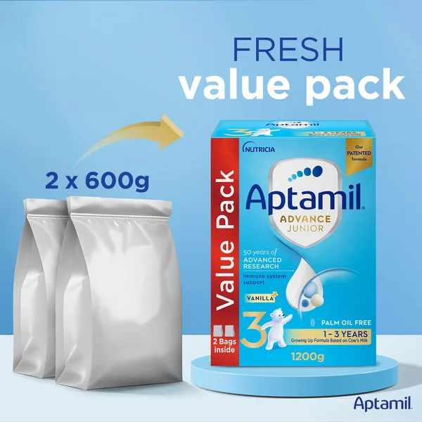 Aptamil Advance Junior Stage 3 Growing Up Formula Vanilla Flavour From 1-3 Years 1.2 kg (3)