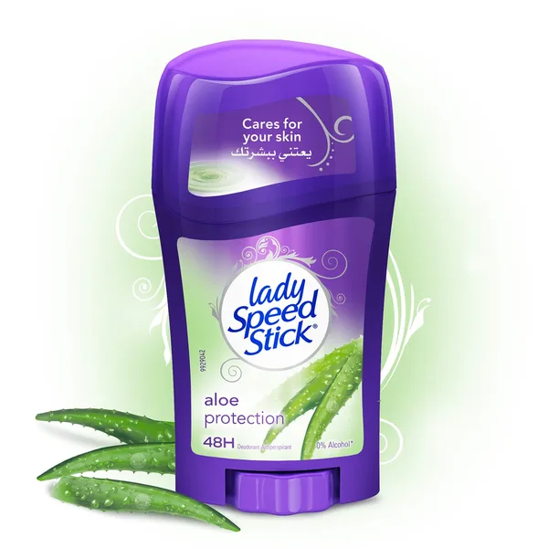 Mennen Lady Speed Stick Deodorant Anti-Perspirant Aloe Protection 45 g (2)