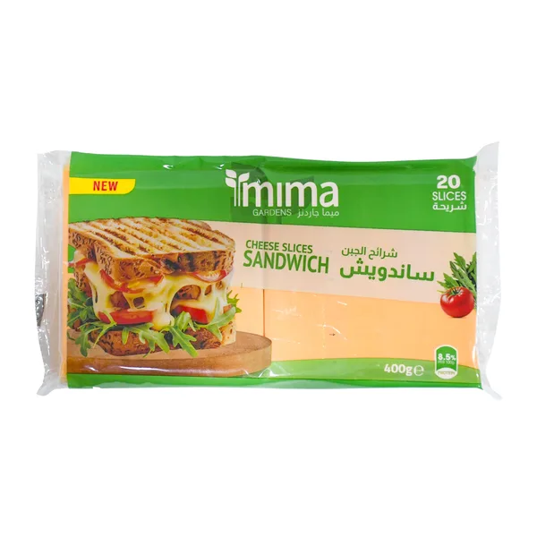 ميما جاردنز شرائح جبن ساندويتش 20 شريحه 400 جم