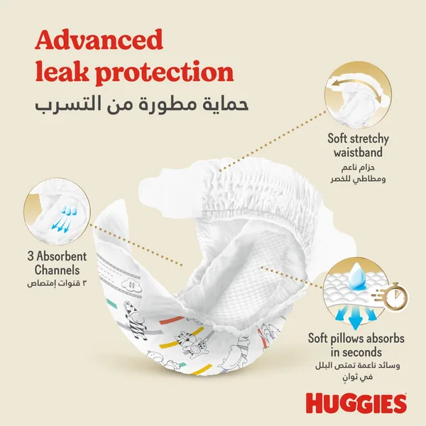 Huggies Extra Care Baby Diaper Size 6 15+ kg Value Pack 28 pcs (5)