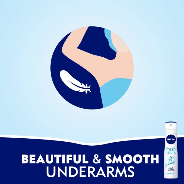 Nivea Deodorant For Women Fresh Natural Spray Value Pack 2 x 150 ml (3)