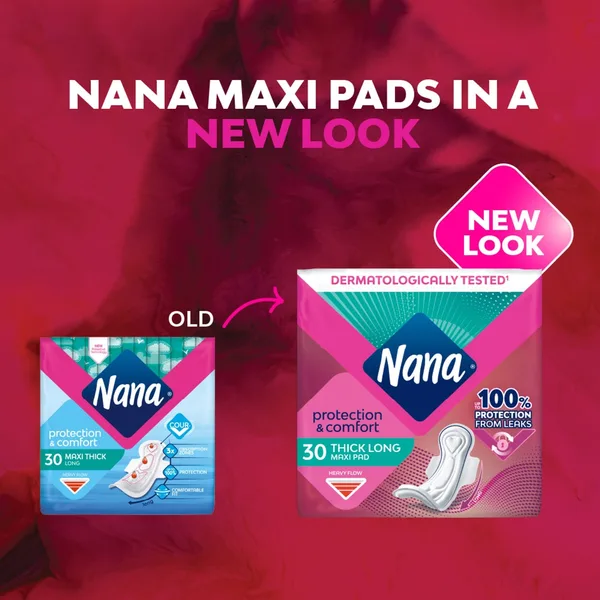 Nana Protection & Comfort Maxi Thick Long Sanitary Pads with Wings For Heavy Flow 30 pcs (8)