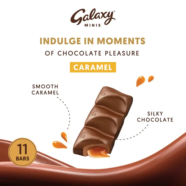 Galaxy Minis Caramel Chocolate Bars 154 g (2)
