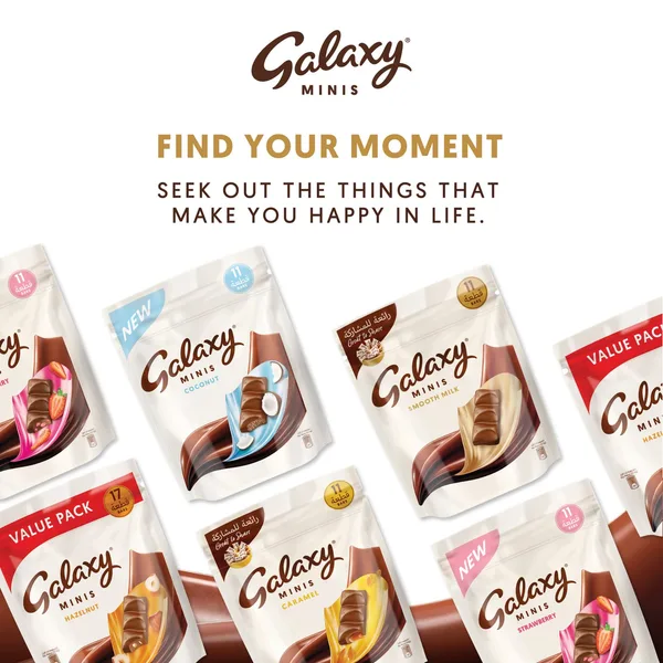 Galaxy Minis Caramel Chocolate Bars 154 g (6)