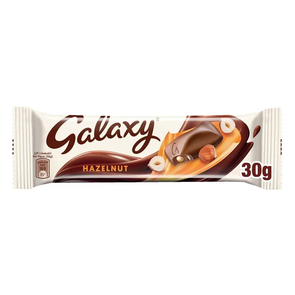 Galaxy Hazelnut Chocolate Bar 30 g