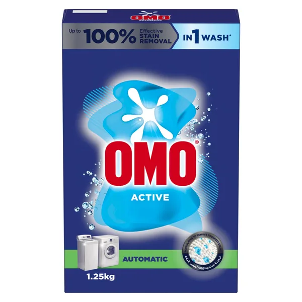 OMO Automatic Laundry Washing Powder Active 1.25 kg