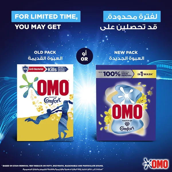 OMO Semi-Automatic Laundry Detergent Powder Touch of Comfort 5 kg (6)