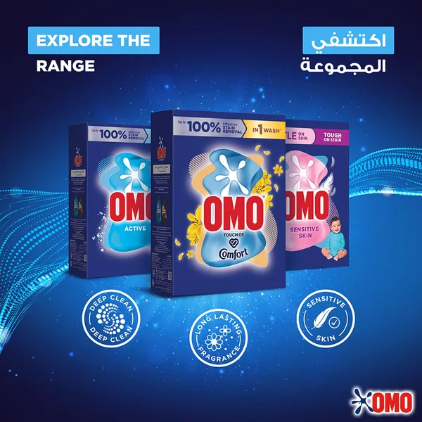 OMO Semi-Automatic Laundry Detergent Powder Touch of Comfort 5 kg (8)