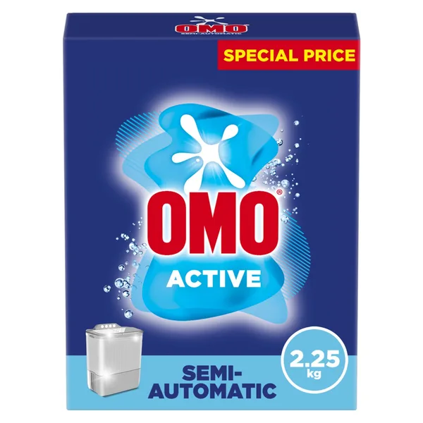 Omo Semi Automatic Anti-Bacterial Washing Powder Value Pack 2 x 2.25 kg (2)