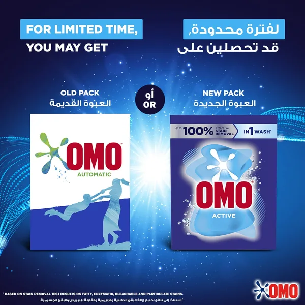 Omo Semi Automatic Anti-Bacterial Washing Powder Value Pack 2 x 2.25 kg (6)