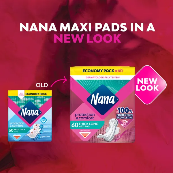 Nana Protection & Comfort Maxi Thick Long Sanitary Pads with Wings For Heavy Flow 60 pcs (8)
