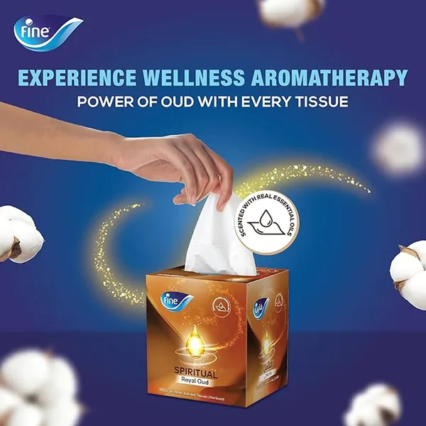 Fine Spiritual Royal Oud Facial Tissue 2ply 100pcs (3)