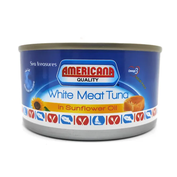 Americana White Meat Tuna in Sunflower Oil 4 x 160 g (2)