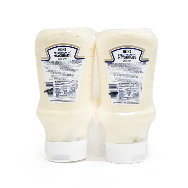 Heinz Creamy Classic Mayonnaise Value Pack 2 x 400 ml (2)