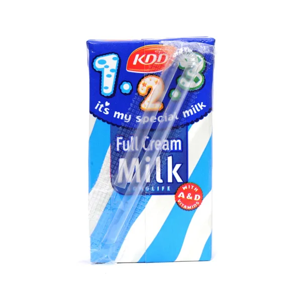 KDD 1-2-3 Full Cream Milk Long Life 125 ml x 6 Pieces (2)