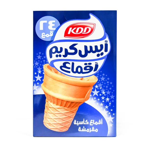 KDD Ice Cream Cones Crunchy Cup Cones 24 pcs 108 g (2)