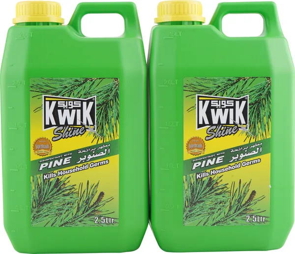 Kwik Shine Disinfectant Pine 2X2.5L