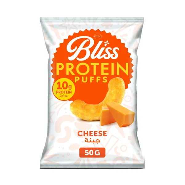 Kitco Bliss Pro Protein Puffs Cheese Chips 50G