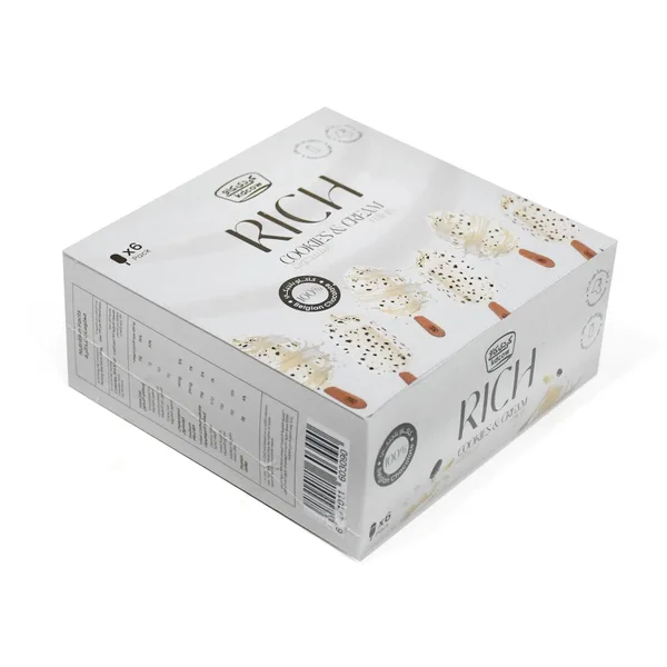 ريتش ايس كريم كوكيزان 6×60 مل مينزمتنوع KDCOW (3)