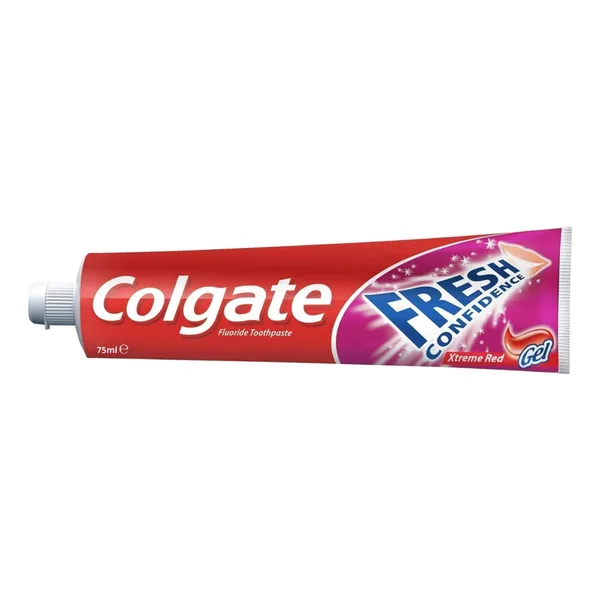 Colgate Fresh Confidence Xtreme Red Gel Toothpaste Value Pack 4 x 75 ml (2)