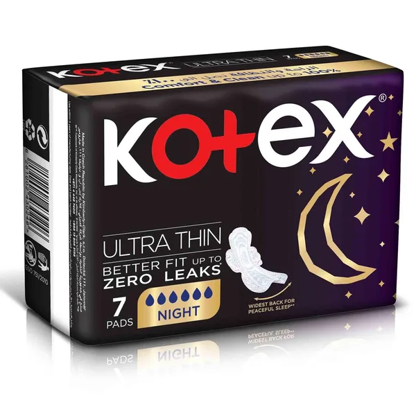 Kotex Ultra Thin Overnight Protection Sanitary Pads with Wings 7 pcs (2)