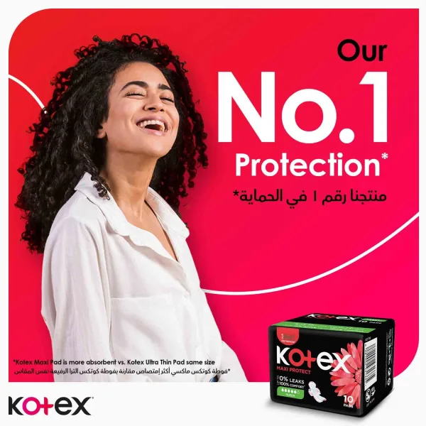Kotex Maxi Protect Thick Super Size Sanitary Pads with Wings 50pcs (3)