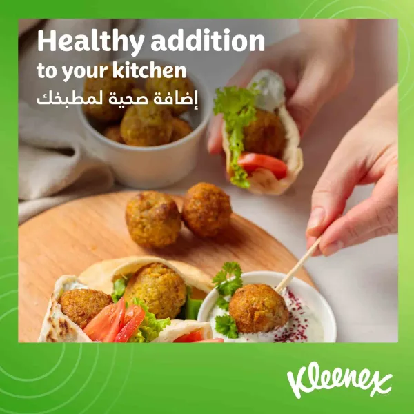 Kleenex Calorie Absorb Kitchen Tissue Paper Towel 3ply 50 Sheets 4 Rolls (5)