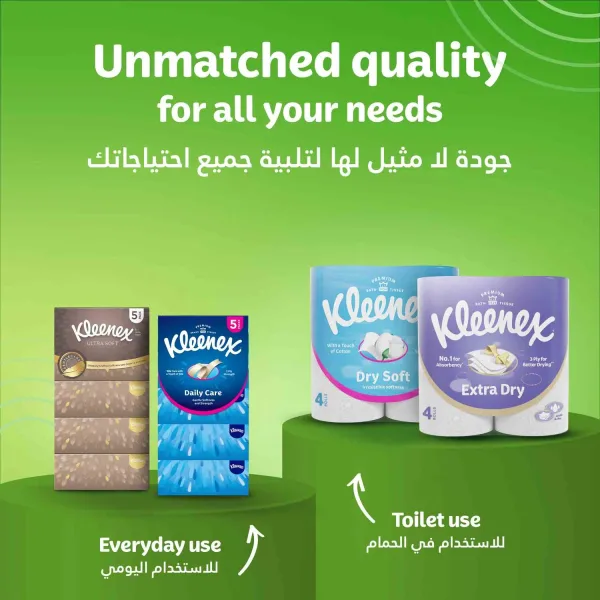 Kleenex Calorie Absorb Kitchen Tissue Paper Towel 3ply 50 Sheets 4 Rolls (7)